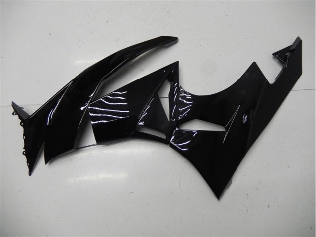 2009-2012 Glänzend Schwarz Kawasaki ZX6R Motorrad Verkleidung 2009-2012 Glänzend Schwarz Kawasaki ZX6R Motorrad Verkleidung