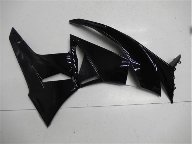 2009-2012 Glänzend Schwarz Kawasaki ZX6R Motorrad Verkleidung 2009-2012 Glänzend Schwarz Kawasaki ZX6R Motorrad Verkleidung
