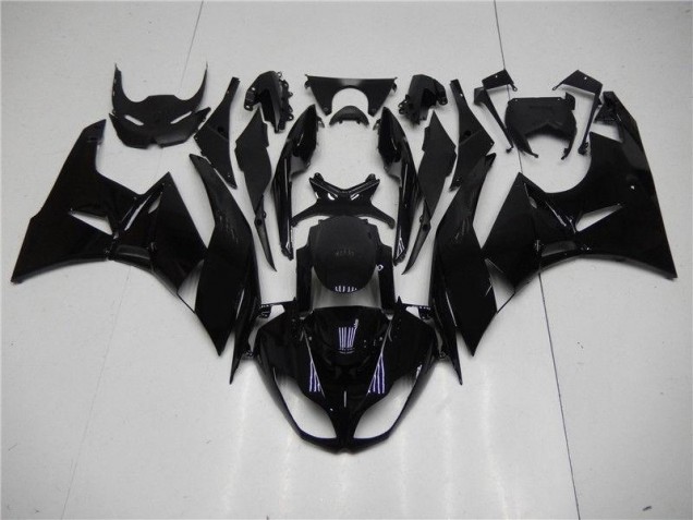 2009-2012 Glänzend Schwarz Kawasaki ZX6R Motorrad Verkleidung 2009-2012 Glänzend Schwarz Kawasaki ZX6R Motorrad Verkleidung