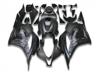 2009-2012 Grau Schwarz Honda CBR600RR Motorrad Verkleidung