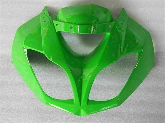 2009-2012 Grün Schwarz Kawasaki ZX6R Motorrad Verkleidungen