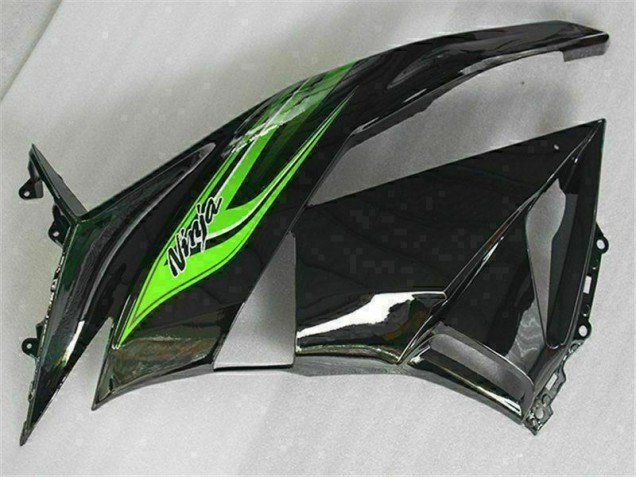 2009-2012 Grün Schwarz Kawasaki ZX6R Motorrad Verkleidungen