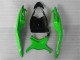 2009-2012 Grün Schwarz Kawasaki ZX6R Motorrad Verkleidungen