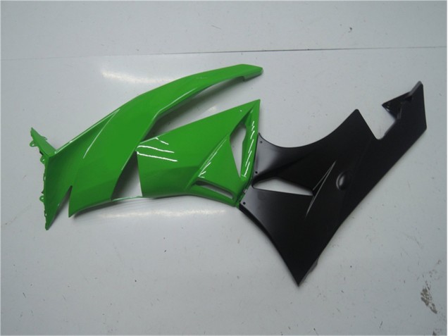 2009-2012 Grün Schwarz Kawasaki ZX6R Motorrad Vollverkleidung 2009-2012 Grün Schwarz Kawasaki ZX6R Motorrad Vollverkleidung