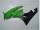 2009-2012 Grün Schwarz Kawasaki ZX6R Motorrad Vollverkleidung 2009-2012 Grün Schwarz Kawasaki ZX6R Motorrad Vollverkleidung