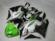 2009-2012 Grün Schwarz Weiß 25 Kawasaki ZX6R Motorrad Verkleidung 2009-2012 Grün Schwarz Weiß 25 Kawasaki ZX6R Motorrad Verkleidung