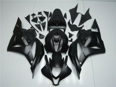 2009-2012 Matt Schwarz Honda CBR600RR Motorrad Verkleidung