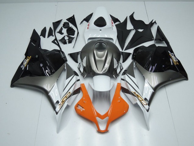 2009-2012 Orange Grau Schwarz Honda CBR600RR Motorrad Verkleidung 2009-2012 Orange Grau Schwarz Honda CBR600RR Motorrad Verkleidung