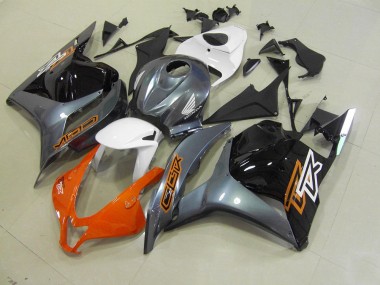 2009-2012 Orange Grau Schwarz Honda CBR600RR Motorrad Verkleidungen