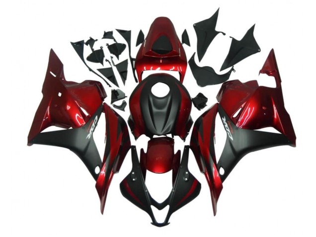 2009-2012 Rot Schwarz Honda CBR600RR Motorrad Verkleidungen 2009-2012 Rot Schwarz Honda CBR600RR Motorrad Verkleidungen