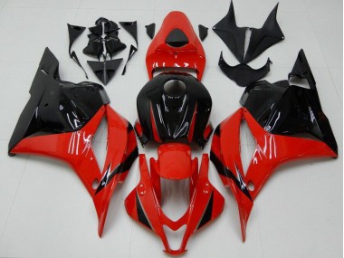 2009-2012 Rot Schwarz Honda CBR600RR Motorrad Vollverkleidung