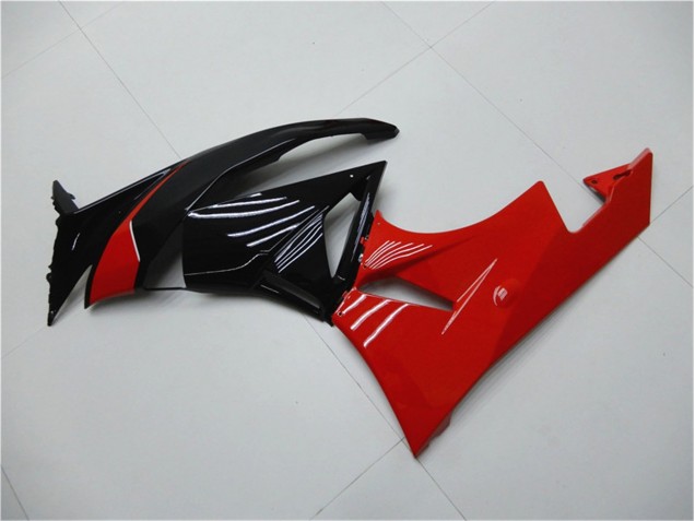 2009-2012 Rot Schwarz Kawasaki ZX6R Motorrad Verkleidung 2009-2012 Rot Schwarz Kawasaki ZX6R Motorrad Verkleidung