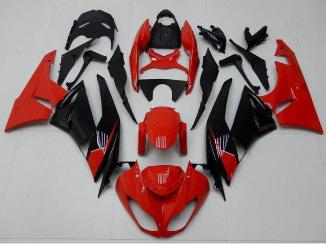 2009-2012 Rot Schwarz Kawasaki ZX6R Motorrad Verkleidung 2009-2012 Rot Schwarz Kawasaki ZX6R Motorrad Verkleidung