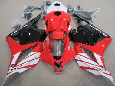 2009-2012 Rot Schwarz Weiß Honda CBR600RR Motorrad Verkleidungen