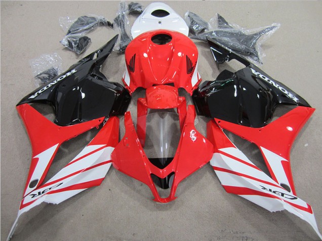 2009-2012 Rot Schwarz Weiß Honda CBR600RR Motorrad Verkleidungen 2009-2012 Rot Schwarz Weiß Honda CBR600RR Motorrad Verkleidungen