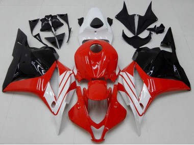 2009-2012 Rot Weiß Schwarz Honda CBR600RR Motorrad Vollverkleidung