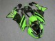 2009-2012 Schwarz Grün 3M Touch4 Kawasaki ZX6R Motorrad Verkleidung 2009-2012 Schwarz Grün 3M Touch4 Kawasaki ZX6R Motorrad Verkleidung