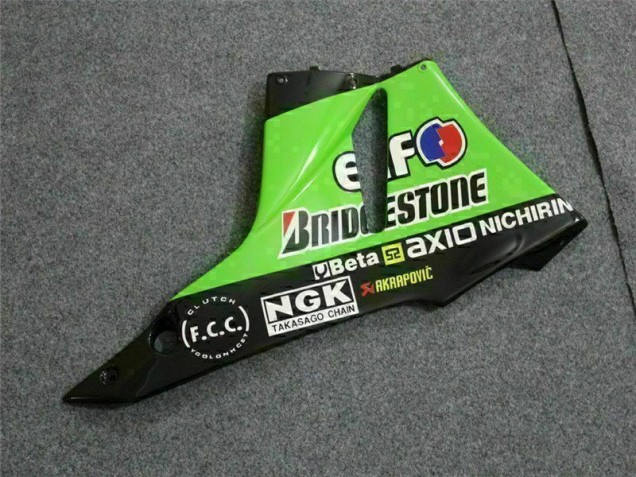 2009-2012 Schwarz Grün 3M Touch4 Kawasaki ZX6R Motorrad Verkleidung 2009-2012 Schwarz Grün 3M Touch4 Kawasaki ZX6R Motorrad Verkleidung
