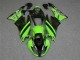 2009-2012 Schwarz Grün 3M Touch4 Kawasaki ZX6R Motorrad Verkleidung 2009-2012 Schwarz Grün 3M Touch4 Kawasaki ZX6R Motorrad Verkleidung