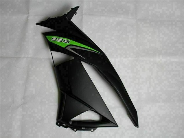 2009-2012 Schwarz Grün 636 Kawasaki ZX6R Motorrad Verkleidung 2009-2012 Schwarz Grün 636 Kawasaki ZX6R Motorrad Verkleidung