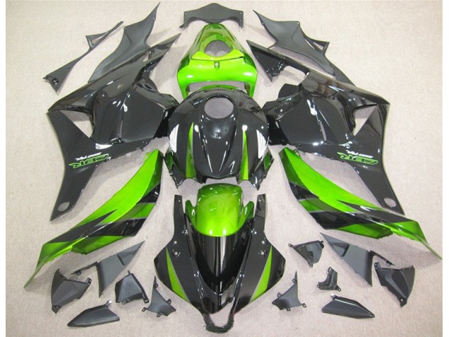 2009-2012 Schwarz Grün Honda CBR600RR Motorrad Verkleidung 2009-2012 Schwarz Grün Honda CBR600RR Motorrad Verkleidung