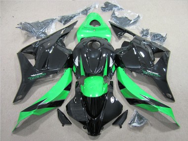 2009-2012 Schwarz Grün Honda CBR600RR Motorrad Verkleidungen