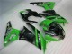 2009-2012 Schwarz Grün Kawasaki ZX6R Motorrad Verkleidung Komplett Sets 2009-2012 Schwarz Grün Kawasaki ZX6R Motorrad Verkleidung Komplett Sets