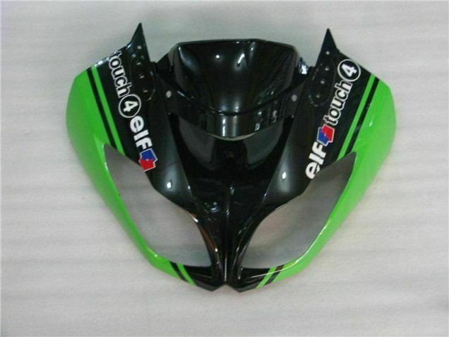 2009-2012 Schwarz Grün Kawasaki ZX6R Motorrad Verkleidung Komplett Sets 2009-2012 Schwarz Grün Kawasaki ZX6R Motorrad Verkleidung Komplett Sets