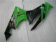 2009-2012 Schwarz Grün Kawasaki ZX6R Motorrad Verkleidung Komplett Sets 2009-2012 Schwarz Grün Kawasaki ZX6R Motorrad Verkleidung Komplett Sets