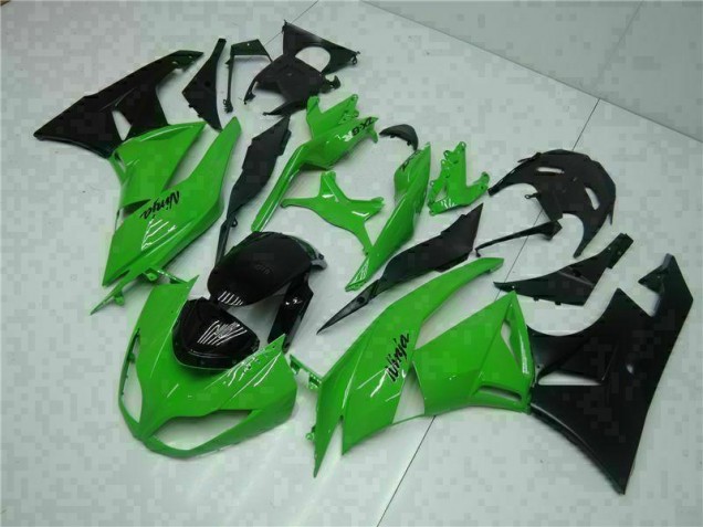 2009-2012 Schwarz Grün Kawasaki ZX6R Motorrad Verkleidung & Plastik 2009-2012 Schwarz Grün Kawasaki ZX6R Motorrad Verkleidung & Plastik