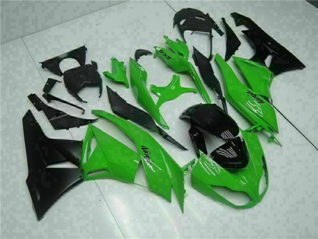 2009-2012 Schwarz Grün Kawasaki ZX6R Motorrad Verkleidung & Plastik 2009-2012 Schwarz Grün Kawasaki ZX6R Motorrad Verkleidung & Plastik