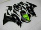 2009-2012 Schwarz Grün Kawasaki ZX6R Motorrad Verkleidungen 2009-2012 Schwarz Grün Kawasaki ZX6R Motorrad Verkleidungen