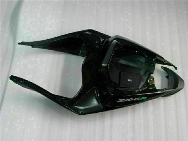 2009-2012 Schwarz Grün Kawasaki ZX6R Motorrad Vollverkleidung 2009-2012 Schwarz Grün Kawasaki ZX6R Motorrad Vollverkleidung