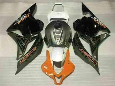 2009-2012 Schwarz Honda CBR600RR Motorrad Verkleidung Komplett Sets