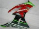 2009-2012 Schwarz Rot Grün Motocard Kawasaki ZX6R Motorrad Verkleidung