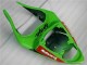 2009-2012 Schwarz Rot Grün Motocard Kawasaki ZX6R Motorrad Verkleidung
