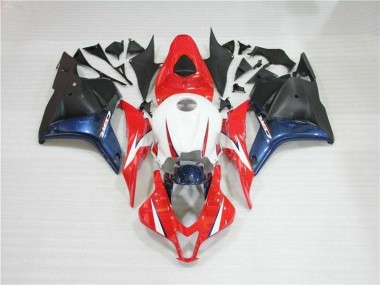 2009-2012 Schwarz Rote Weiß Honda CBR600RR Motorrad Verkleidungen