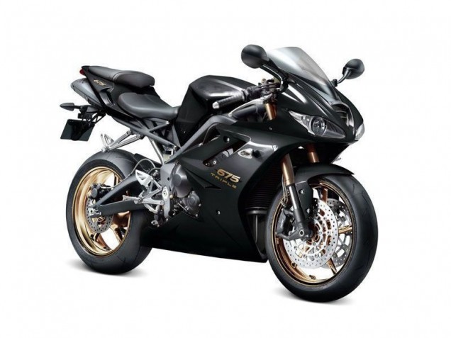 2009-2012 Schwarz Triumph Daytona 675 Triple Motorrad Verkleidung 2009-2012 Schwarz Triumph Daytona 675 Triple Motorrad Verkleidung