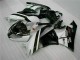 2009-2012 Schwarz Weiß 3M Touch4 Kawasaki ZX6R Motorrad Verkleidung 2009-2012 Schwarz Weiß 3M Touch4 Kawasaki ZX6R Motorrad Verkleidung