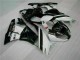 2009-2012 Schwarz Weiß 3M Touch4 Kawasaki ZX6R Motorrad Verkleidung 2009-2012 Schwarz Weiß 3M Touch4 Kawasaki ZX6R Motorrad Verkleidung