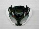 2009-2012 Schwarz Weiß 3M Touch4 Kawasaki ZX6R Motorrad Verkleidung 2009-2012 Schwarz Weiß 3M Touch4 Kawasaki ZX6R Motorrad Verkleidung