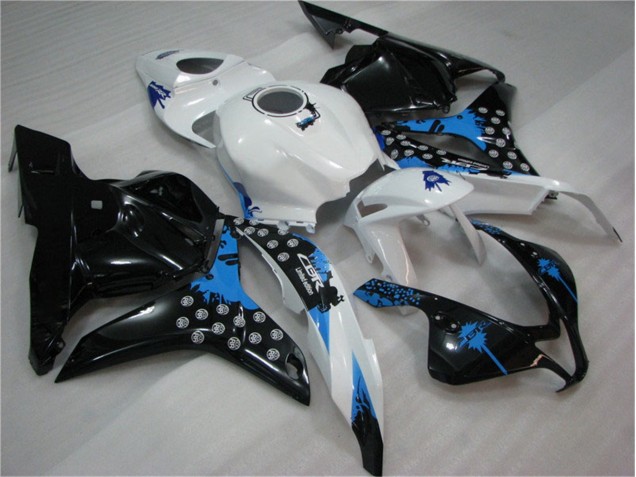 2009-2012 Schwarz Weiß Blau Honda CBR600RR Motorrad Verkleidung 2009-2012 Schwarz Weiß Blau Honda CBR600RR Motorrad Verkleidung
