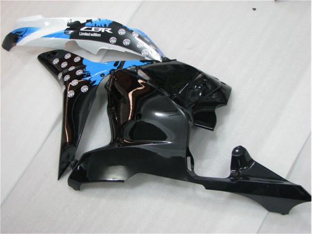 2009-2012 Schwarz Weiß Blau Honda CBR600RR Motorrad Verkleidung 2009-2012 Schwarz Weiß Blau Honda CBR600RR Motorrad Verkleidung