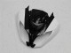 2009-2012 Schwarz Weiß Kawasaki ZX6R Motorrad Verkleidung 2009-2012 Schwarz Weiß Kawasaki ZX6R Motorrad Verkleidung