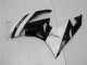 2009-2012 Schwarz Weiß Kawasaki ZX6R Motorrad Verkleidung 2009-2012 Schwarz Weiß Kawasaki ZX6R Motorrad Verkleidung