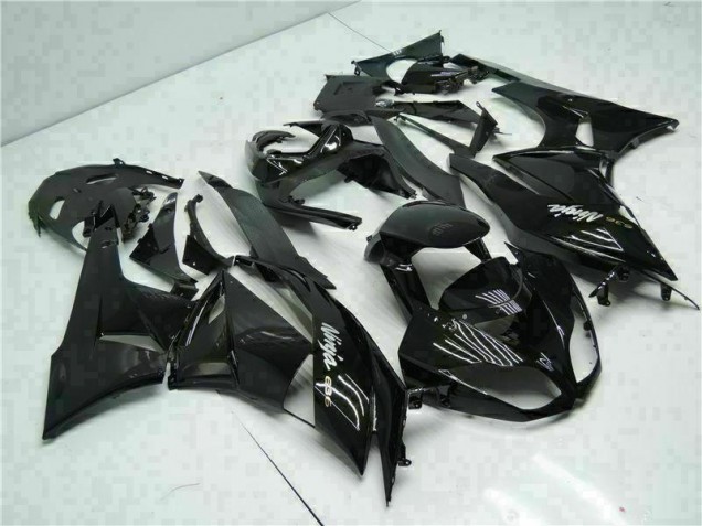 2009-2012 Schwarz Weiß Ninja 636 Kawasaki ZX6R Motorrad Verkleidung 2009-2012 Schwarz Weiß Ninja 636 Kawasaki ZX6R Motorrad Verkleidung