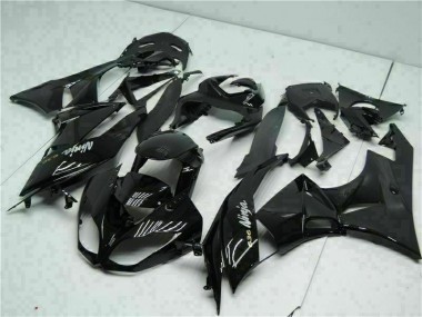 2009-2012 Schwarz Weiß Ninja 636 Kawasaki ZX6R Motorrad Verkleidung
