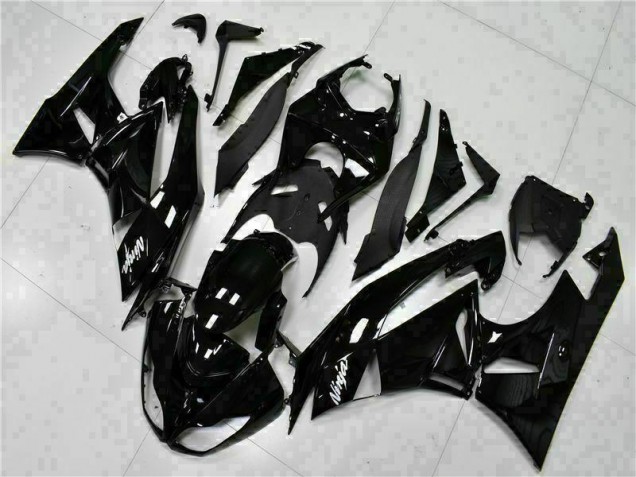 2009-2012 Schwarz weißer Ninja Kawasaki ZX6R Motorrad Verkleidung 2009-2012 Schwarz weißer Ninja Kawasaki ZX6R Motorrad Verkleidung
