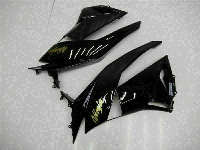 2009-2012 Schwarzgold Ninja Kawasaki ZX6R Motorrad Verkleidung 2009-2012 Schwarzgold Ninja Kawasaki ZX6R Motorrad Verkleidung