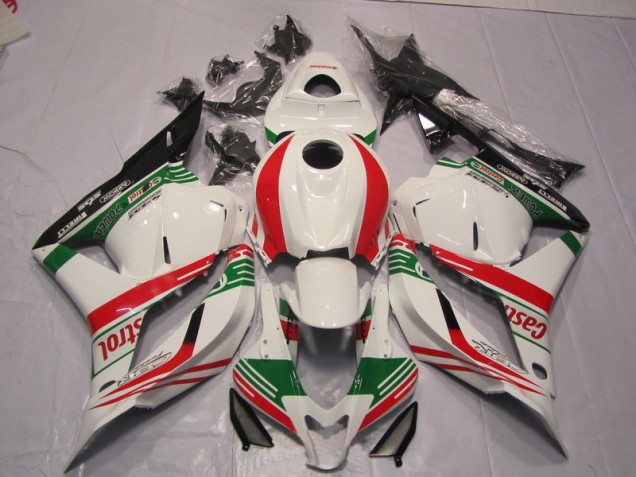 2009-2012 Weiß Grün Rot Honda CBR600RR Motorrad Verkleidung 2009-2012 Weiß Grün Rot Honda CBR600RR Motorrad Verkleidung